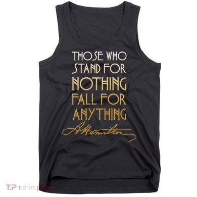 Alexander Hamilton Quote Signature Tank Top