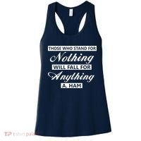 Alexander Hamilton Stand For Nothing Quote Women's Tank Top thumb 0