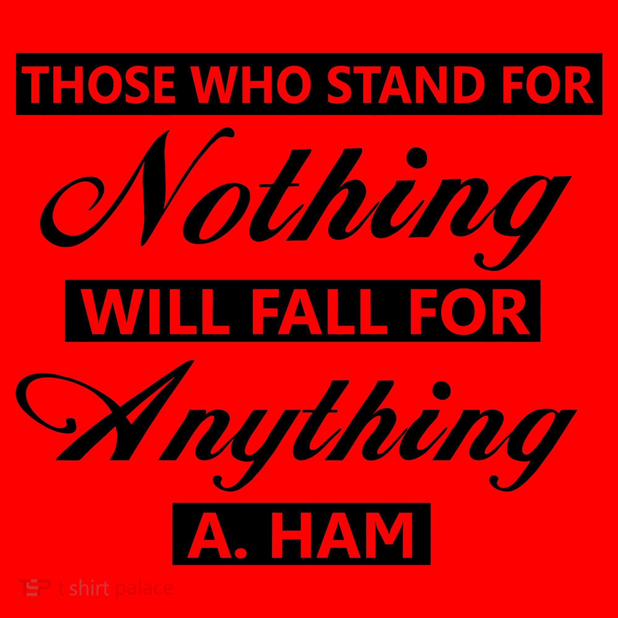 Alexander Hamilton Stand For Nothing Quote Santa Hat