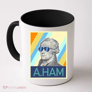 Alexander Hamilton Sunglasses Coffee Mug