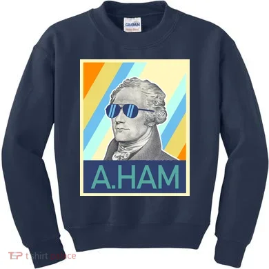 Alexander Hamilton Sunglasses Kids Sweatshirt