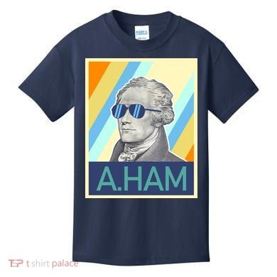 Alexander Hamilton Sunglasses Kids T-Shirt