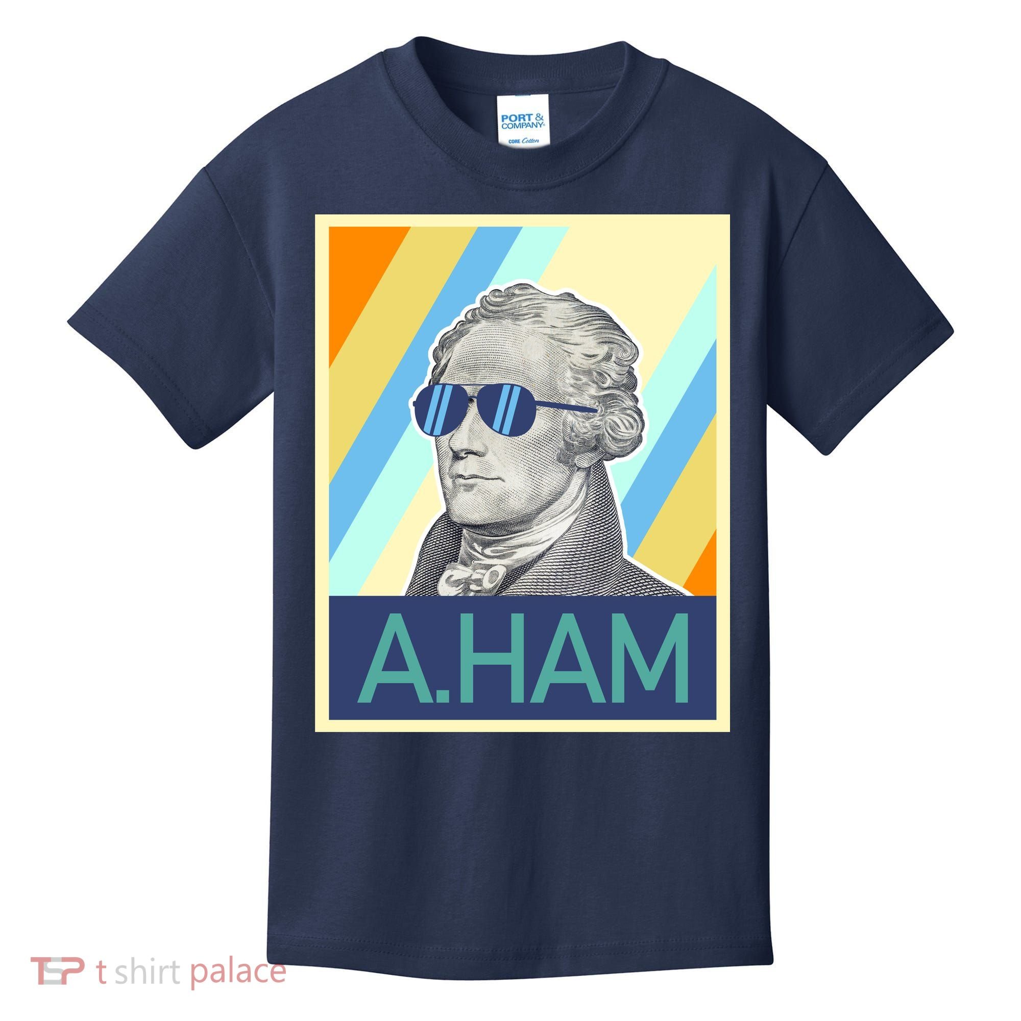 Alexander Hamilton Sunglasses Kids T-Shirt
