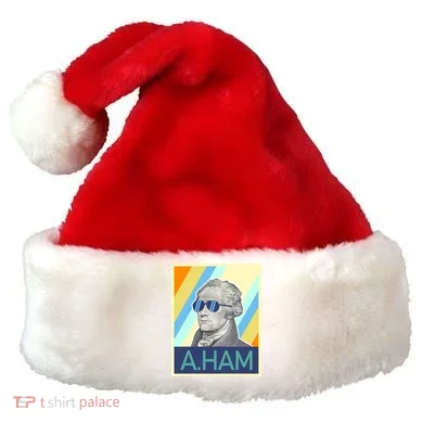 Alexander Hamilton Sunglasses Santa Hat