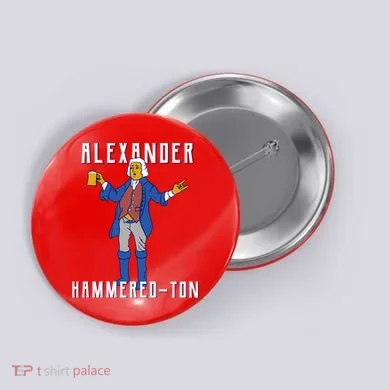Alexander Hammered-Ton Button