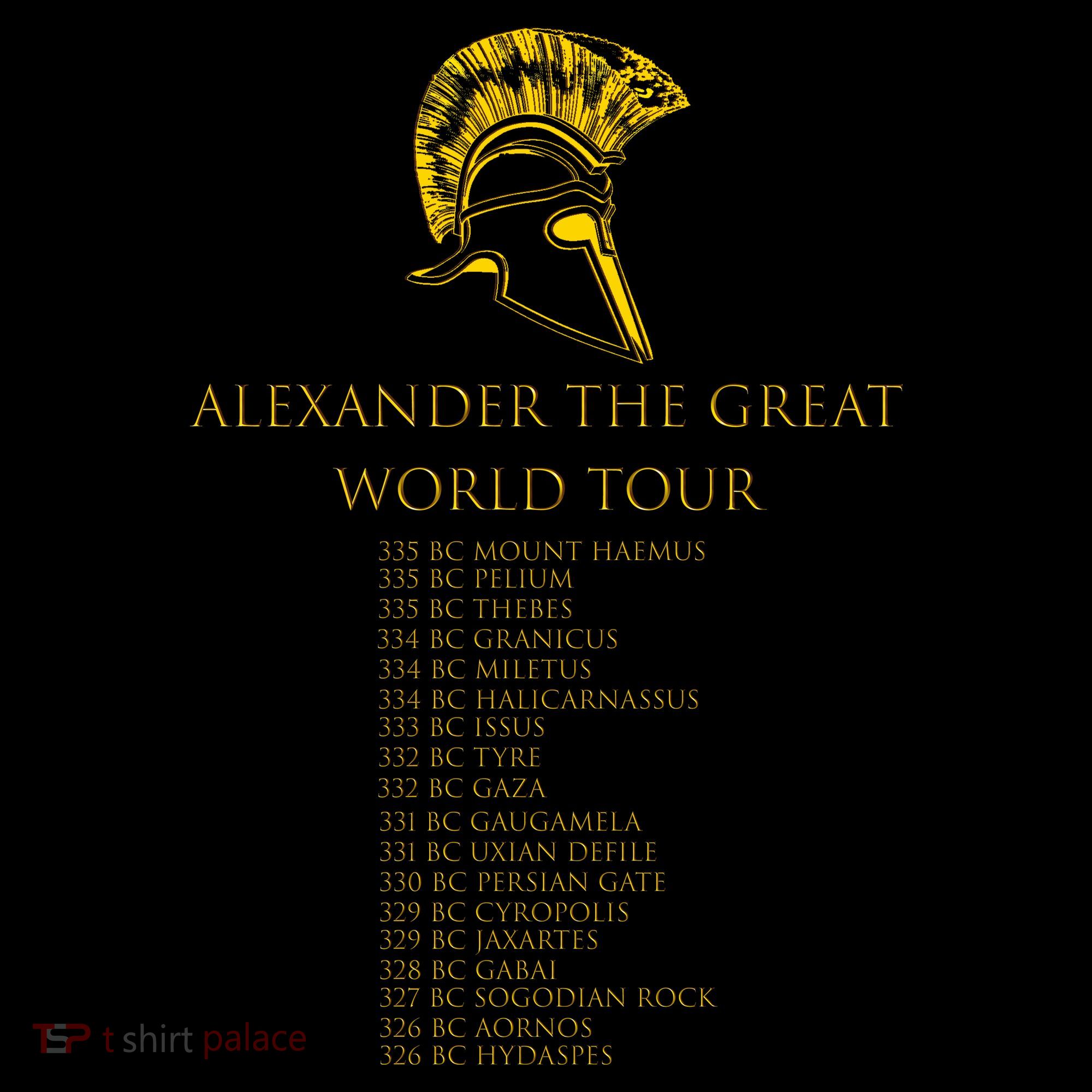 Alexander The Great World Tour Apron