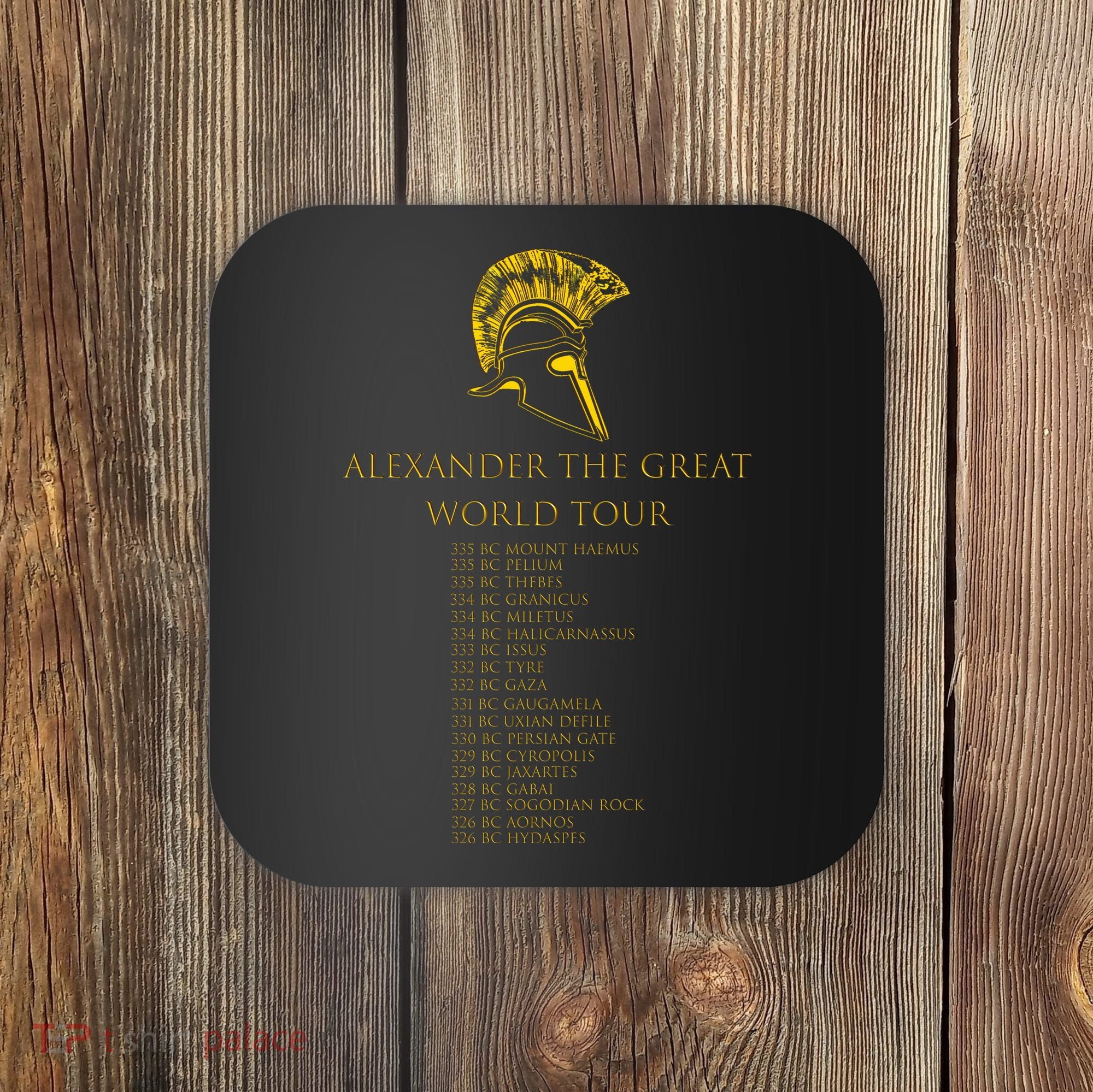 Alexander The Great World Tour Coaster