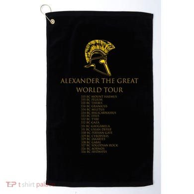 Alexander The Great World Tour Golf Towel