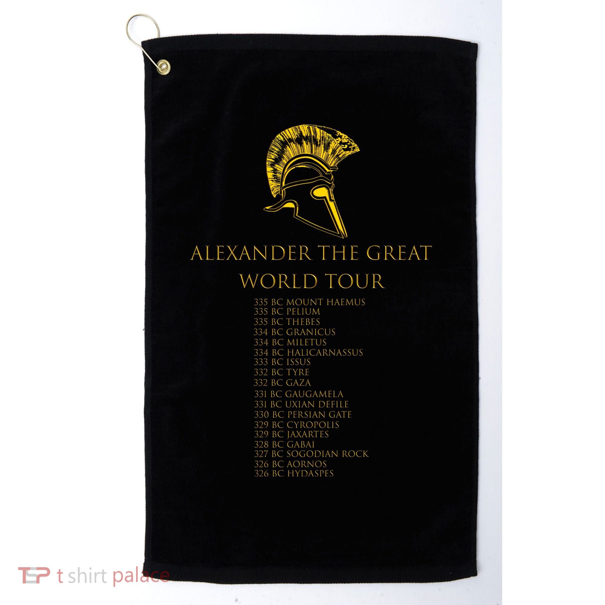 Alexander The Great World Tour Golf Towel