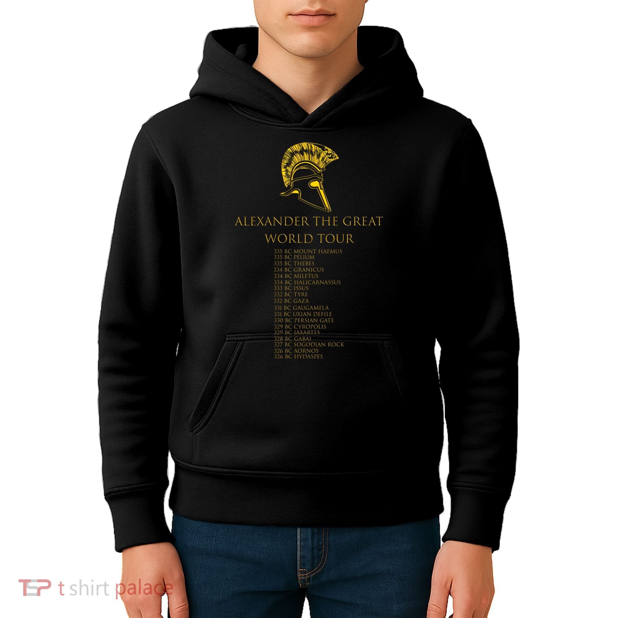Alexander The Great World Tour Kids Hoodie