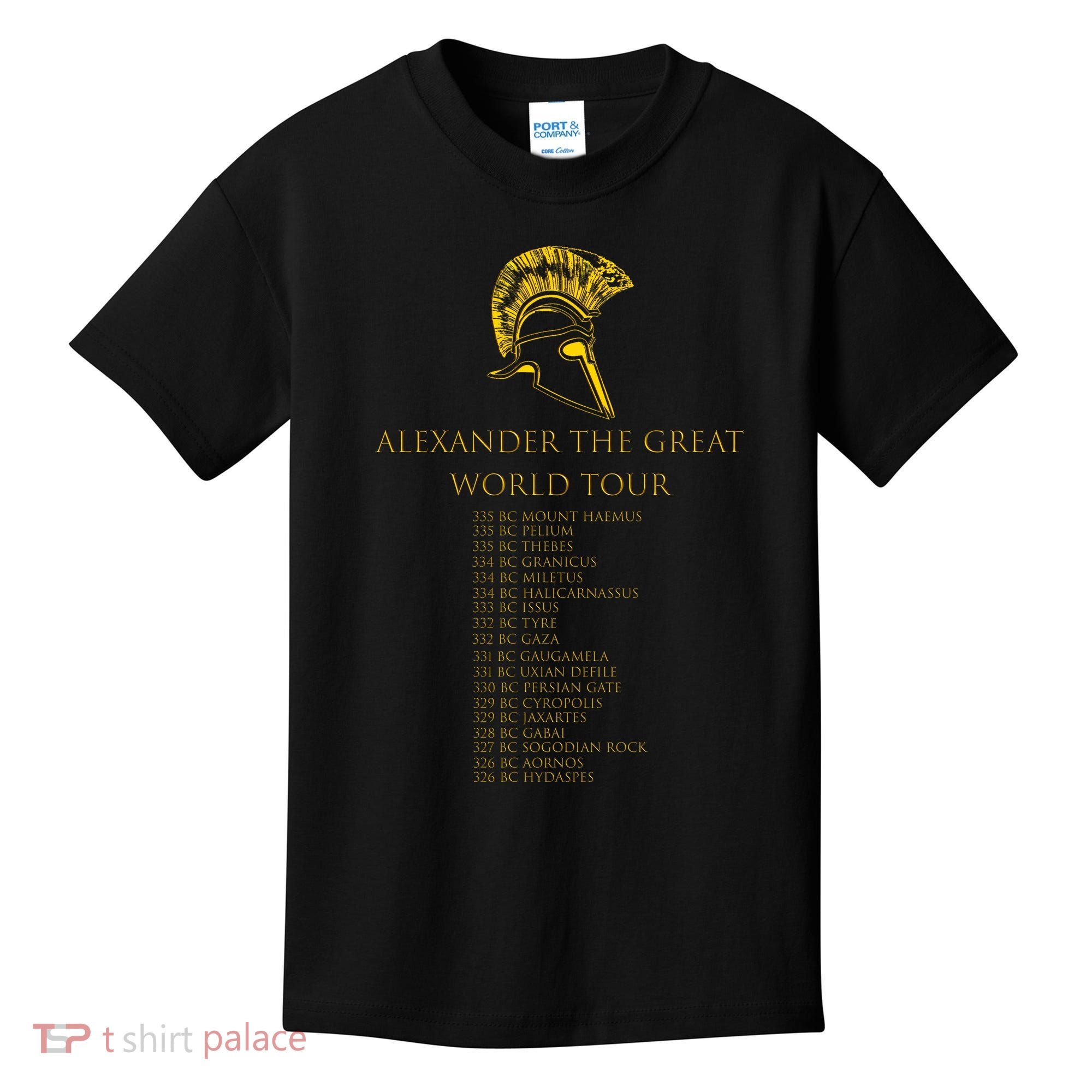 Alexander The Great World Tour Kids T-Shirt