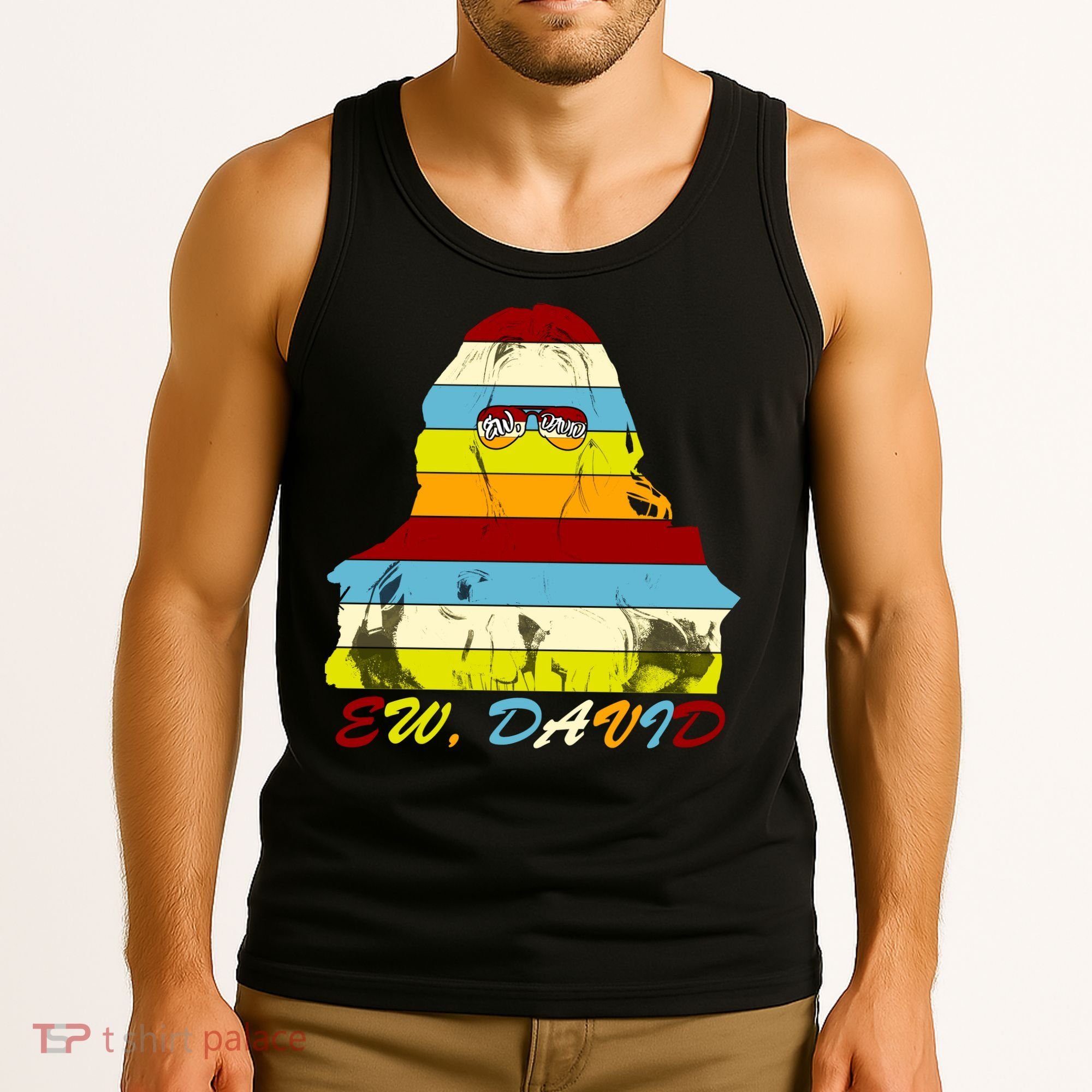Alexis Ew David Funny 4th Birthday Tank Top