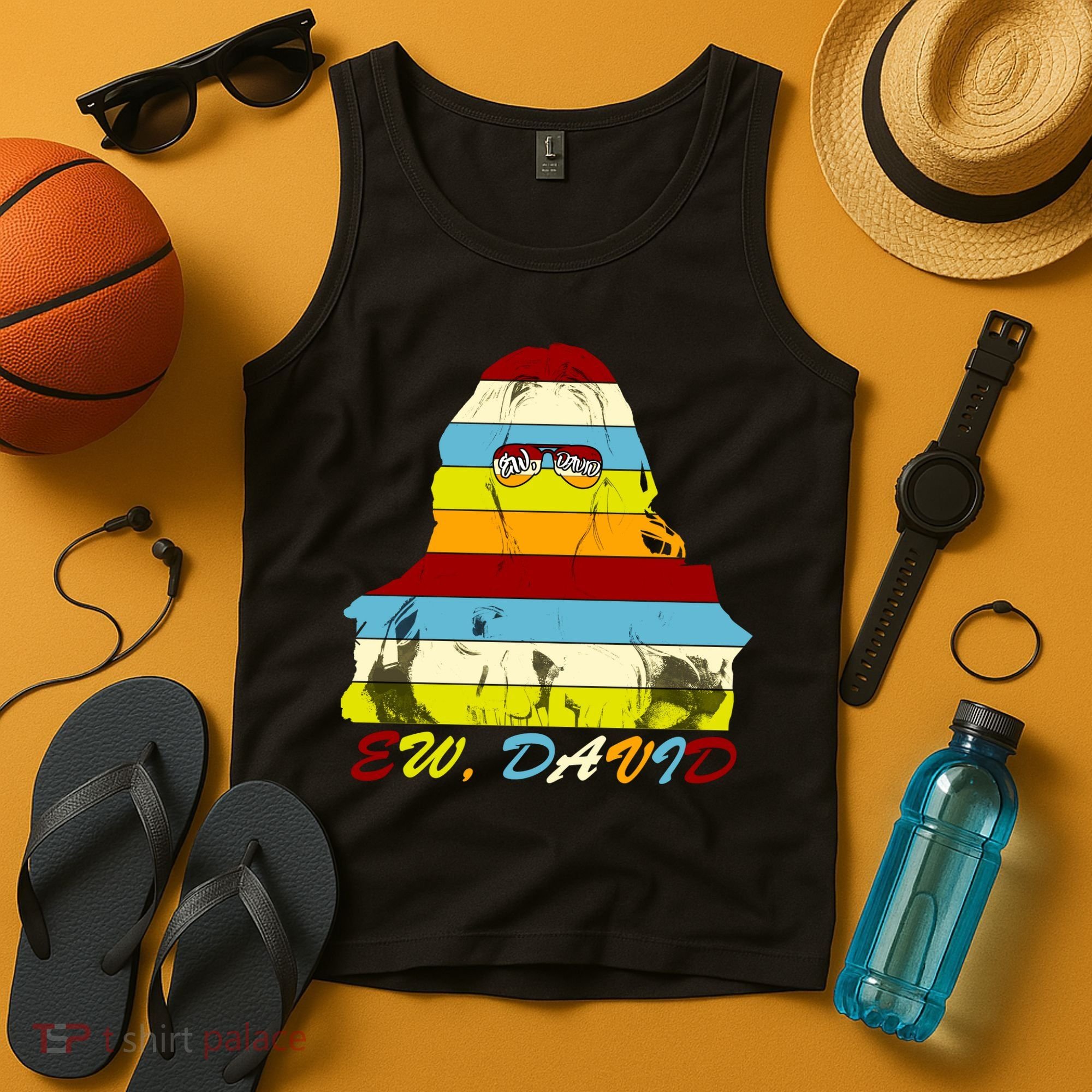 Alexis Ew David Funny 4th Birthday Tank Top