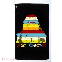 Alexis Ew David Funny 4th Birthday Golf Towel thumb 0