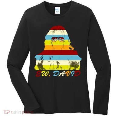 Alexis Ew David Funny 4th Birthday Women's Long Sleeve Shirt