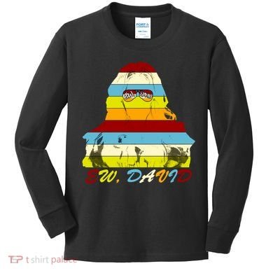 Alexis Ew David Funny 4th Birthday Kids Long Sleeve Shirt