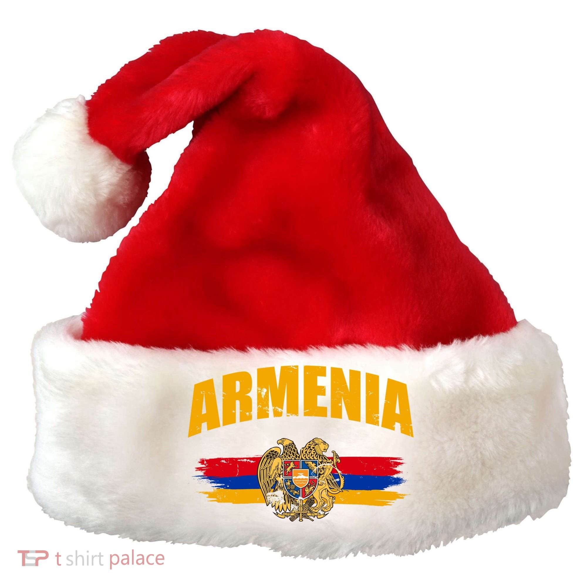 Armenia Logo Flag Santa Hat