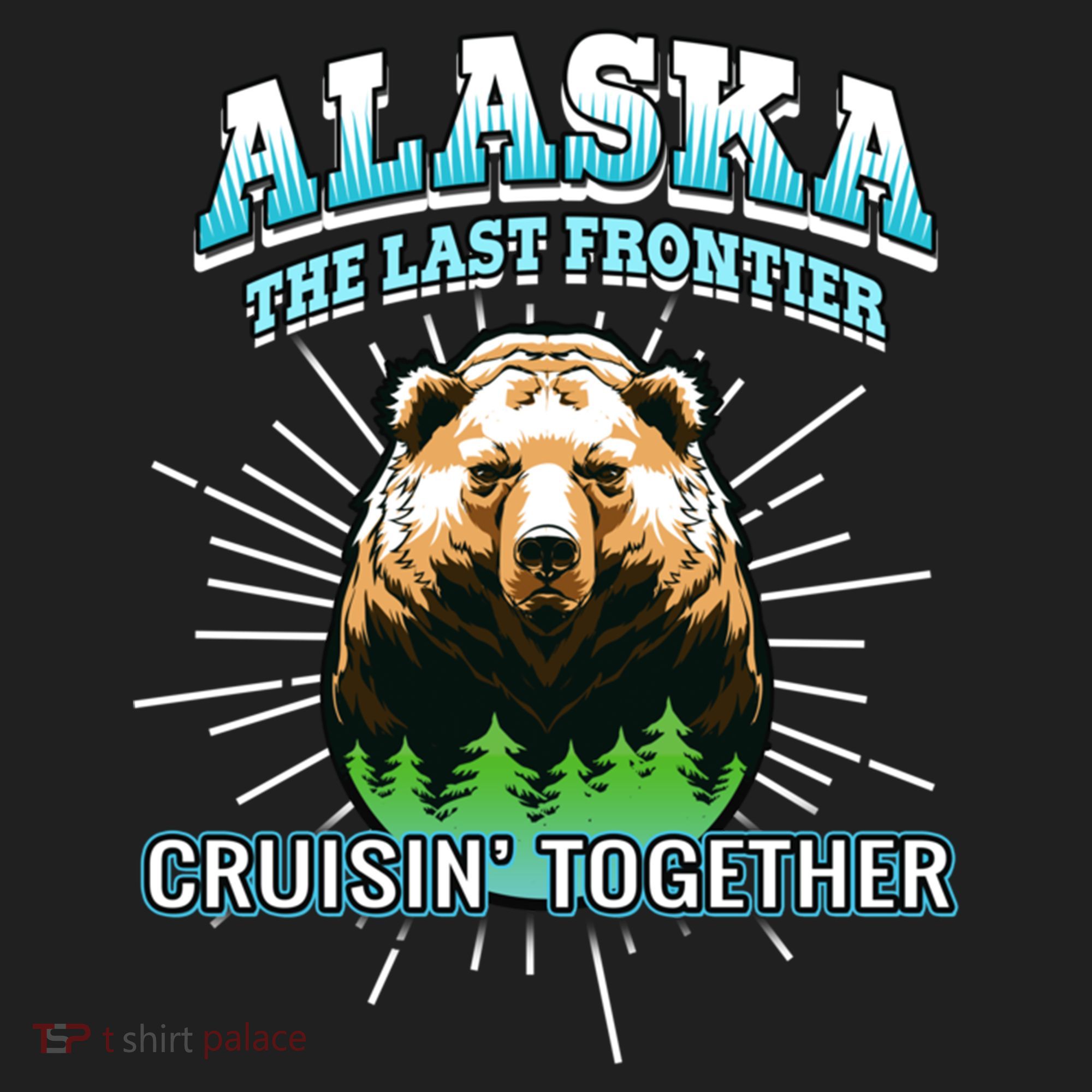Alaska Last Frontier Family Group Trip Cruisin Together Cool Gift Golf Towel