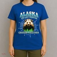 Alaska Last Frontier Family Group Trip Cruisin Together Cool Gift T-Shirt thumb 4