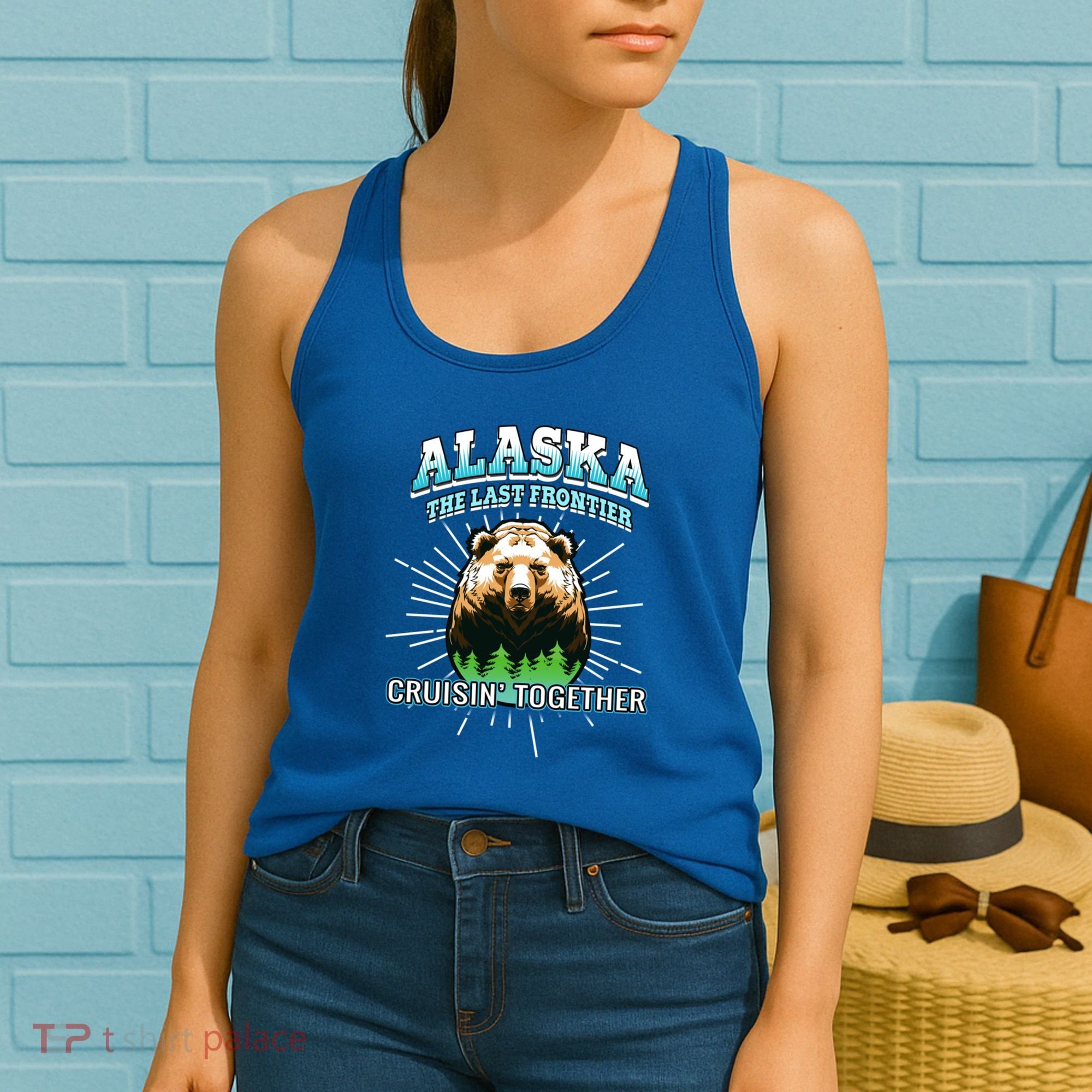 Alaska Last Frontier Family Group Trip Cruisin Together Cool Gift Women's Tank Top