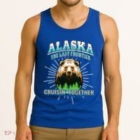 Alaska Last Frontier Family Group Trip Cruisin Together Cool Gift Tank Top thumb 3