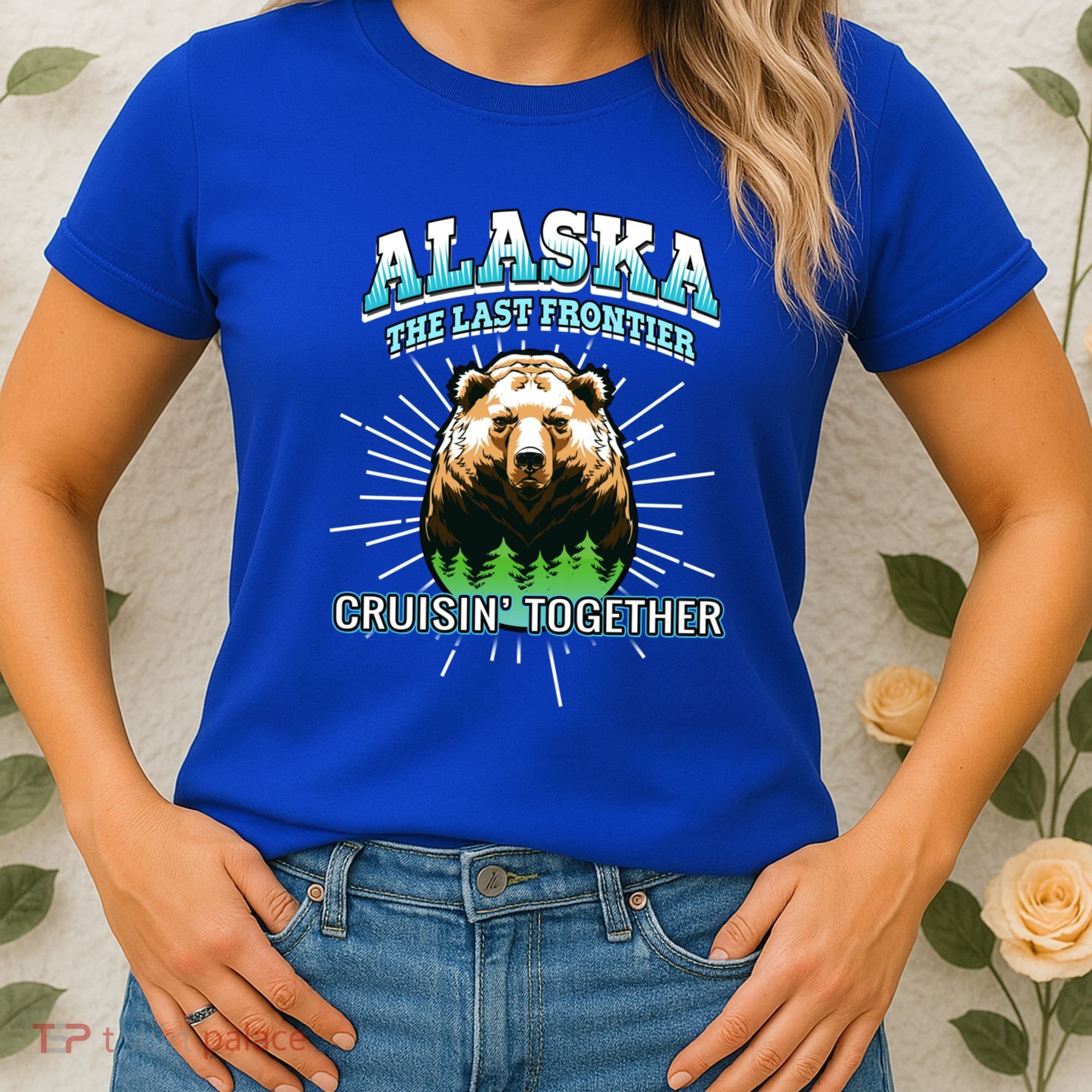 Alaska Last Frontier Family Group Trip Cruisin Together Cool Gift Women's T-Shirt