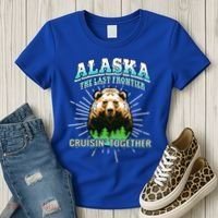 Alaska Last Frontier Family Group Trip Cruisin Together Cool Gift Women's T-Shirt thumb 3