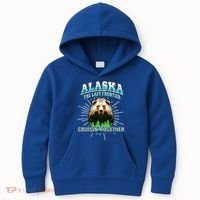Alaska Last Frontier Family Group Trip Cruisin Together Cool Gift Kids Hoodie thumb 0