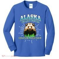 Alaska Last Frontier Family Group Trip Cruisin Together Cool Gift Kids Long Sleeve Shirt thumb 0