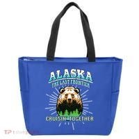 Alaska Last Frontier Family Group Trip Cruisin Together Cool Gift Tote Bag thumb 0