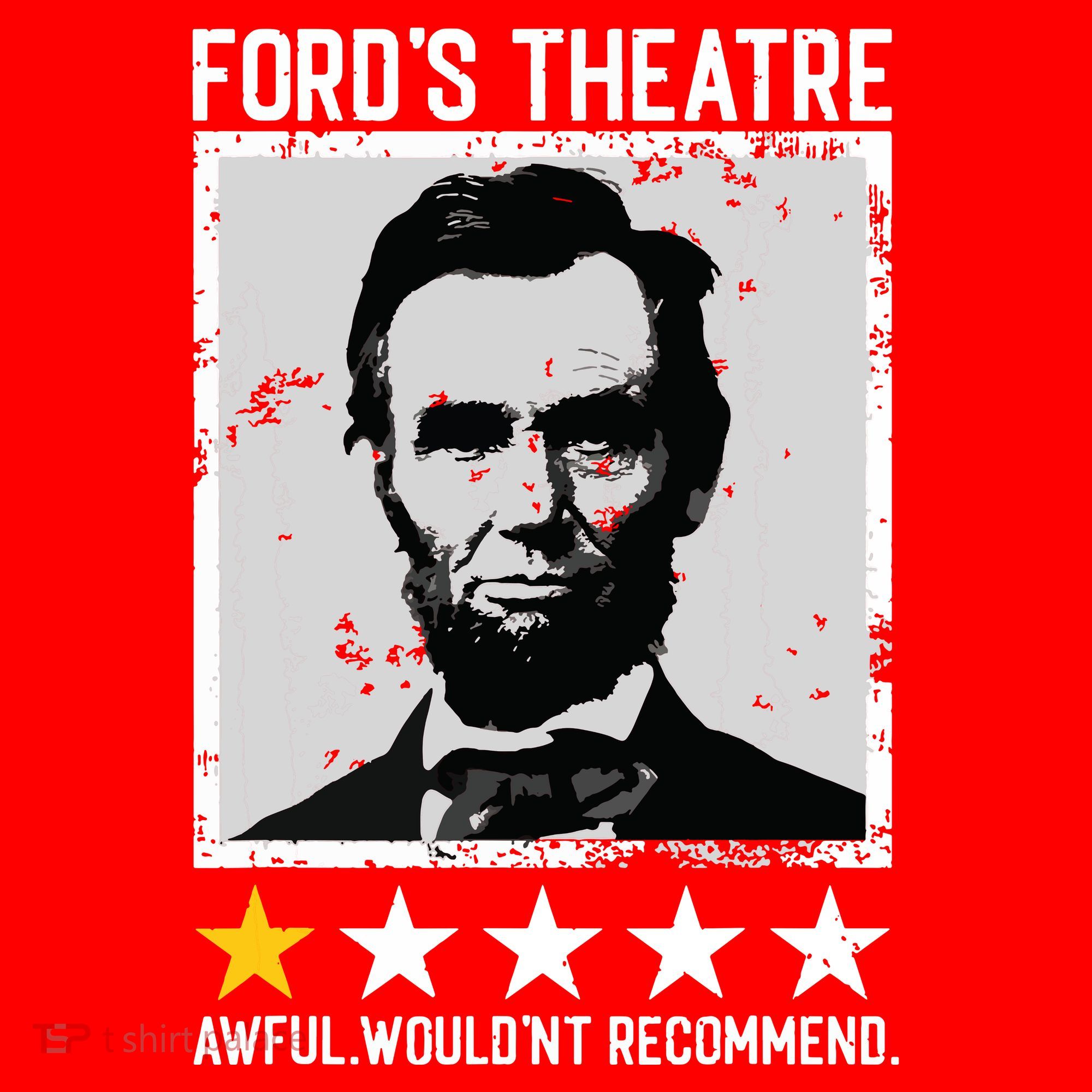 Abraham Lincoln Fords Theatre Would Not Recommend Joke Santa Hat