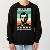 Abraham Lincoln Fords Theatre Awful Would Not Recommend Women's Sweatshirt thumb 0