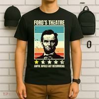 Abraham Lincoln Fords Theatre Awful Would Not Recommend T-Shirt thumb 6