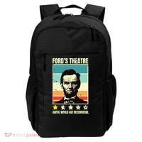 Abraham Lincoln Fords Theatre Awful Would Not Recommend Backpack thumb 0