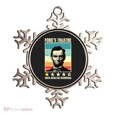 Abraham Lincoln Fords Theatre Awful Would Not Recommend Ornament