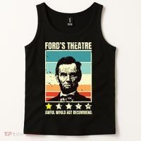 Abraham Lincoln Fords Theatre Awful Would Not Recommend Tank Top thumb 2