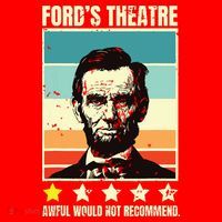 Abraham Lincoln Fords Theatre Awful Would Not Recommend Santa Hat thumb 1