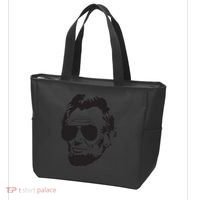 Abe Lincoln Funny Abraham Lincoln Portrait With Sunglasses Tote Bag thumb 3