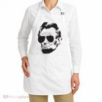Abe Lincoln Funny Abraham Lincoln Portrait With Sunglasses Apron thumb 2