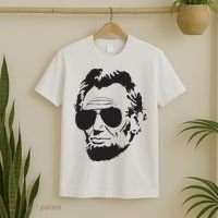 Abe Lincoln Funny Abraham Lincoln Portrait With Sunglasses T-Shirt thumb 2