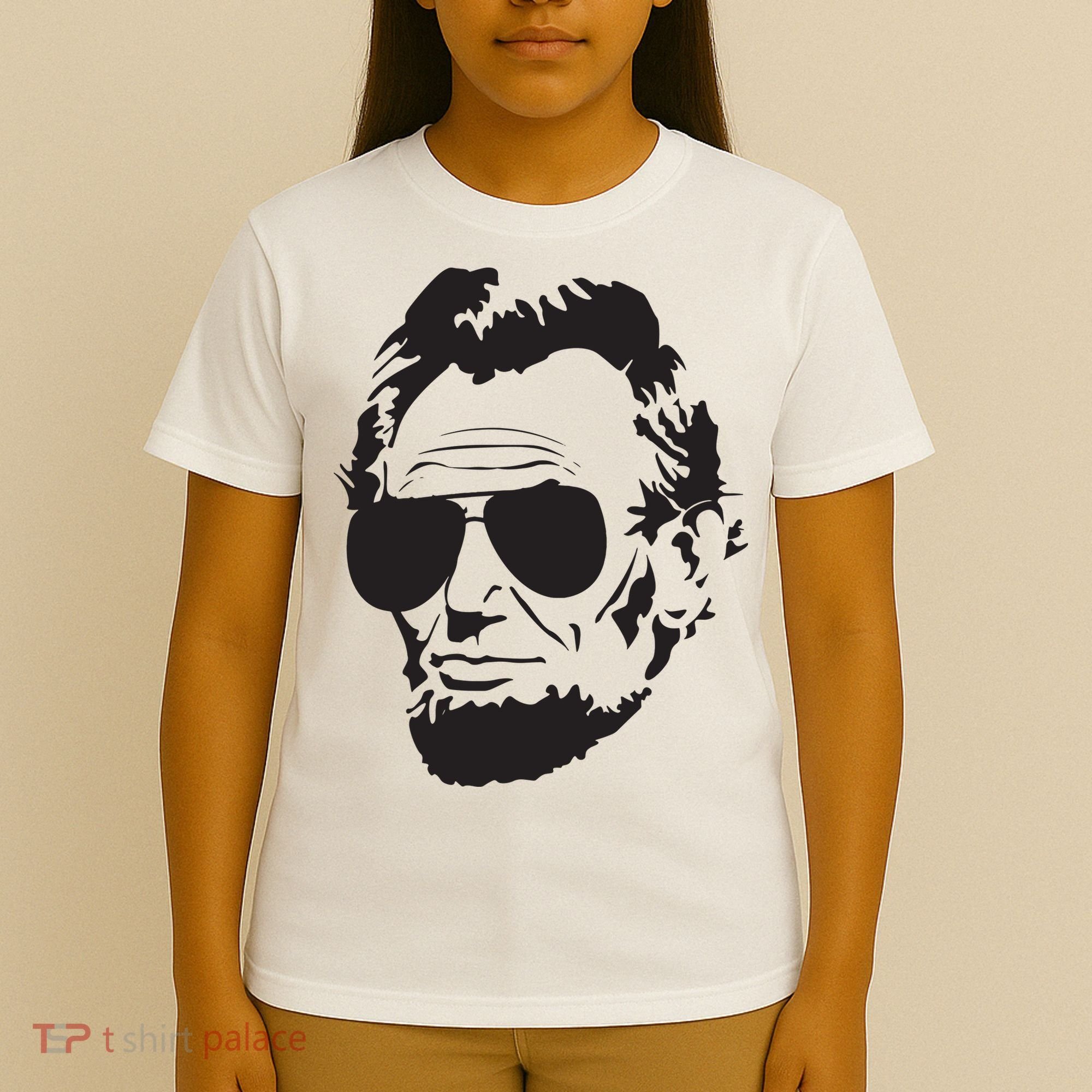 Abe Lincoln Funny Abraham Lincoln Portrait With Sunglasses T-Shirt
