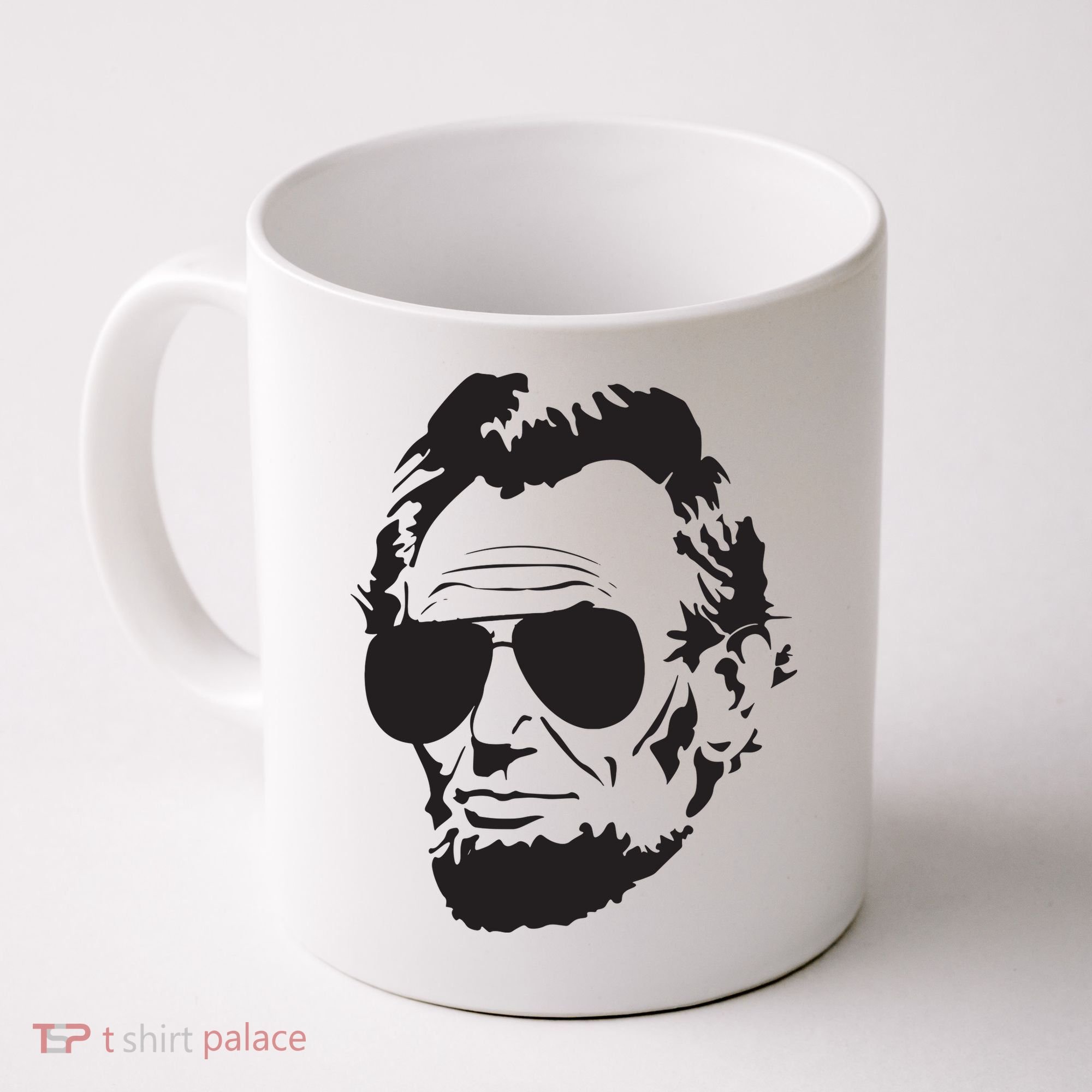 Abe Lincoln Funny Abraham Lincoln Portrait With Sunglasses Coffee Mug