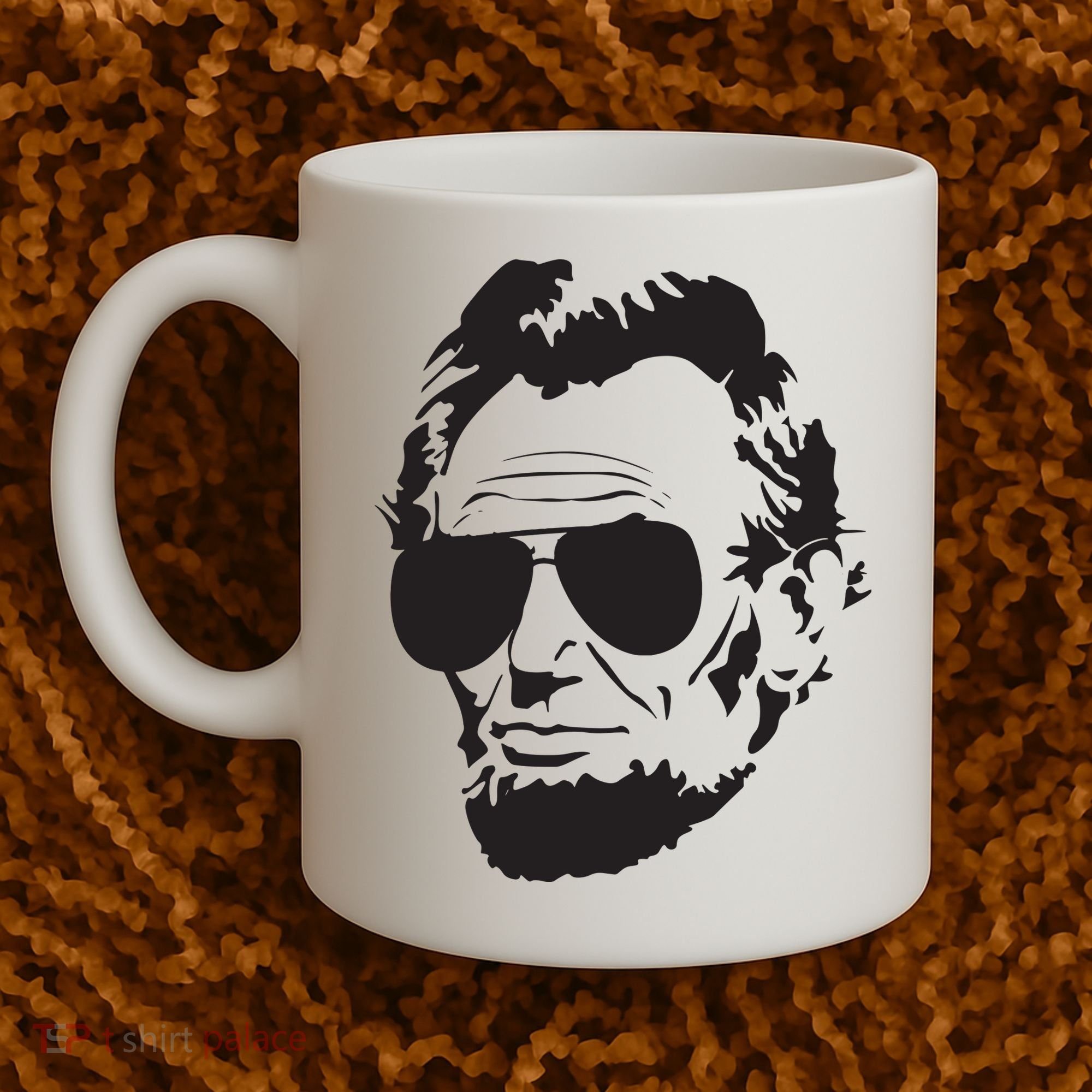 Abe Lincoln Funny Abraham Lincoln Portrait With Sunglasses Coffee Mug