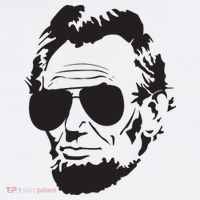 Abe Lincoln Funny Abraham Lincoln Portrait With Sunglasses Women's Hoodie thumb 2