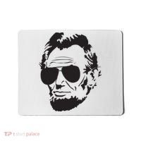 Abe Lincoln Funny Abraham Lincoln Portrait With Sunglasses Mousepad thumb 0