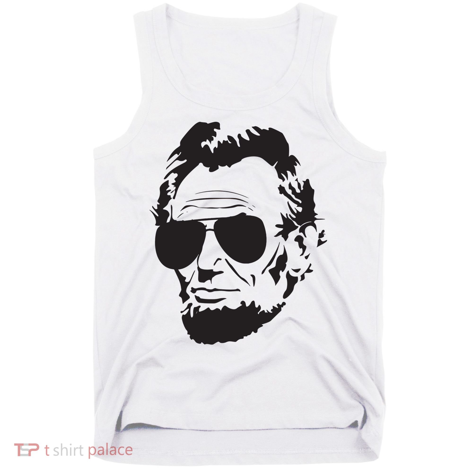 Abe Lincoln Funny Abraham Lincoln Portrait With Sunglasses Tank Top