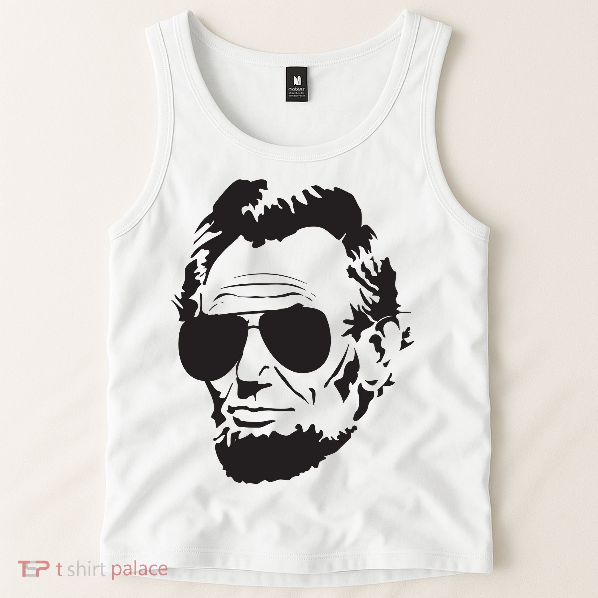 Abe Lincoln Funny Abraham Lincoln Portrait With Sunglasses Tank Top