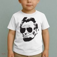 Abe Lincoln Funny Abraham Lincoln Portrait With Sunglasses Toddler T-Shirt thumb 2