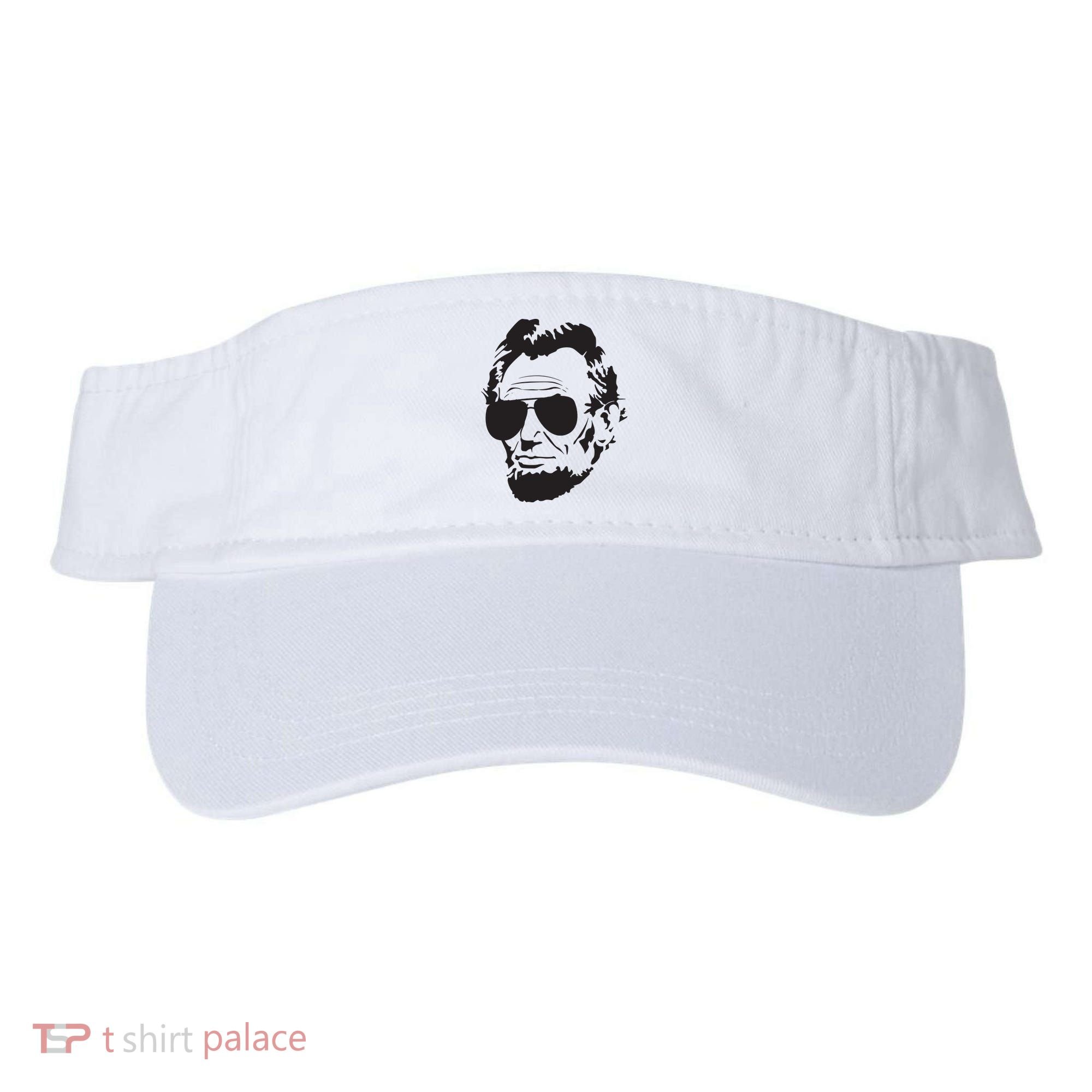 Abe Lincoln Funny Abraham Lincoln Portrait With Sunglasses Visor