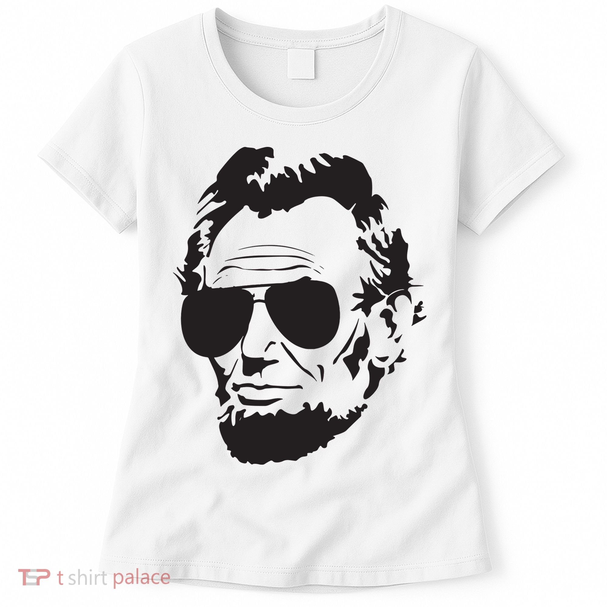 Abe Lincoln Funny Abraham Lincoln Portrait With Sunglasses Women's T-Shirt